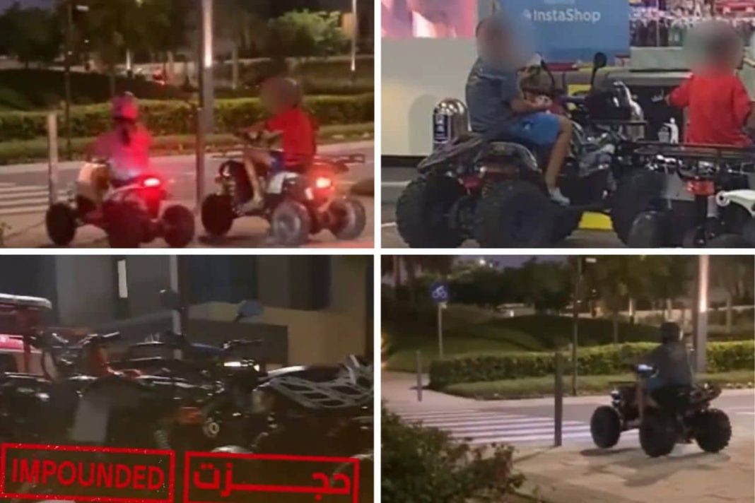 Dubai Police Impose Dh50,000 Impound Fee After Children Caught Riding Motorbike on Public Road