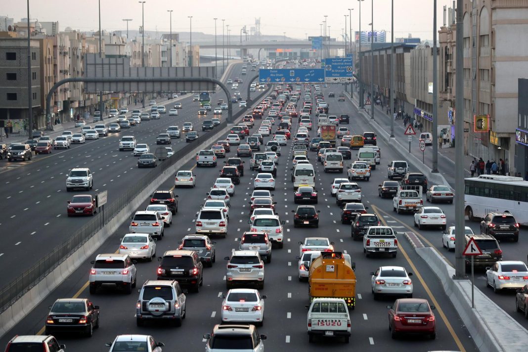 Dubai–Sharjah Corridor Hit by Major Delays After Multiple Traffic Incidents