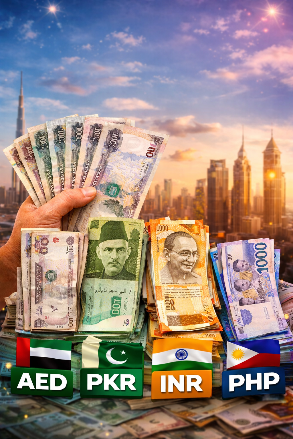 Best time to remit? Weak Asian currencies boost UAE dirham power