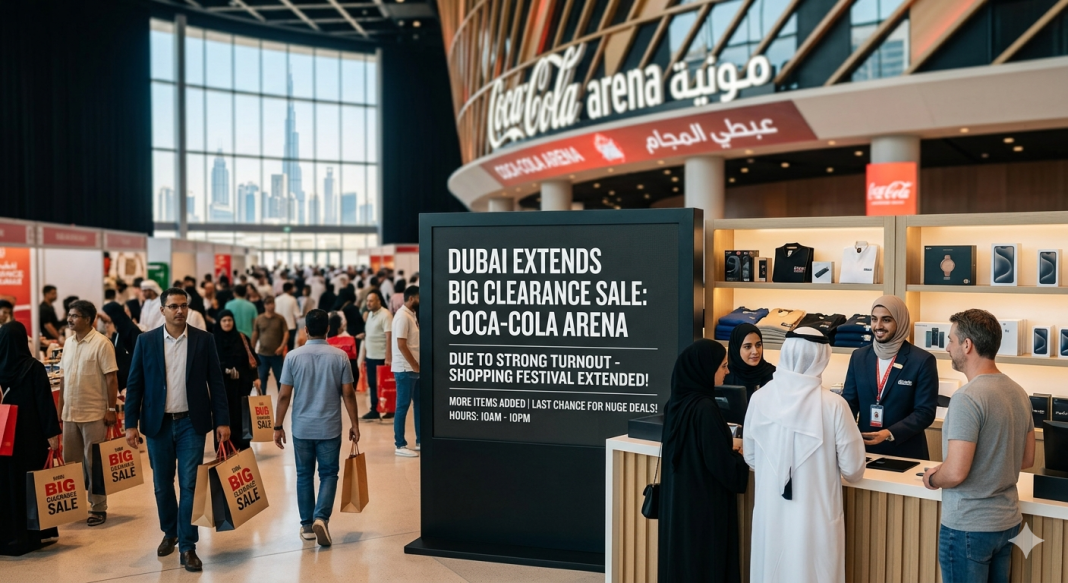 Dubai Extends Big Clearance Sale at Coca-Cola Arena After Strong Turnout
