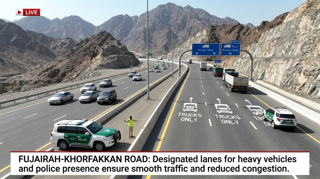 Fujairah Police Roll Out New Plan to Ease Truck Congestion