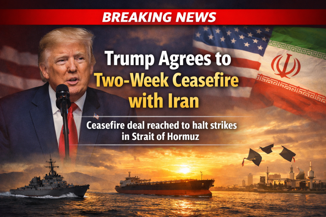 Trump Announces Two-Week Ceasefire with Iran Amid Rising Tensions
