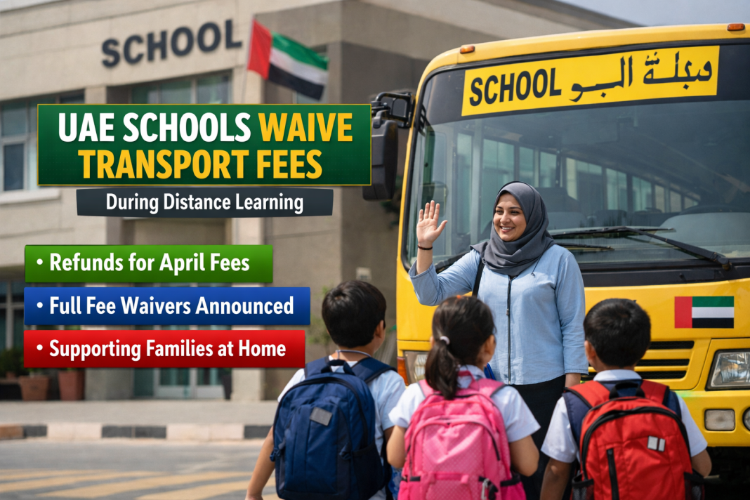 UAE Schools Waive Transport Fees as Distance Learning Continues