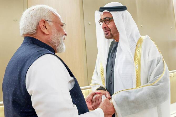 Modi Arrives in UAE as Five-Nation Diplomatic Tour Begins
