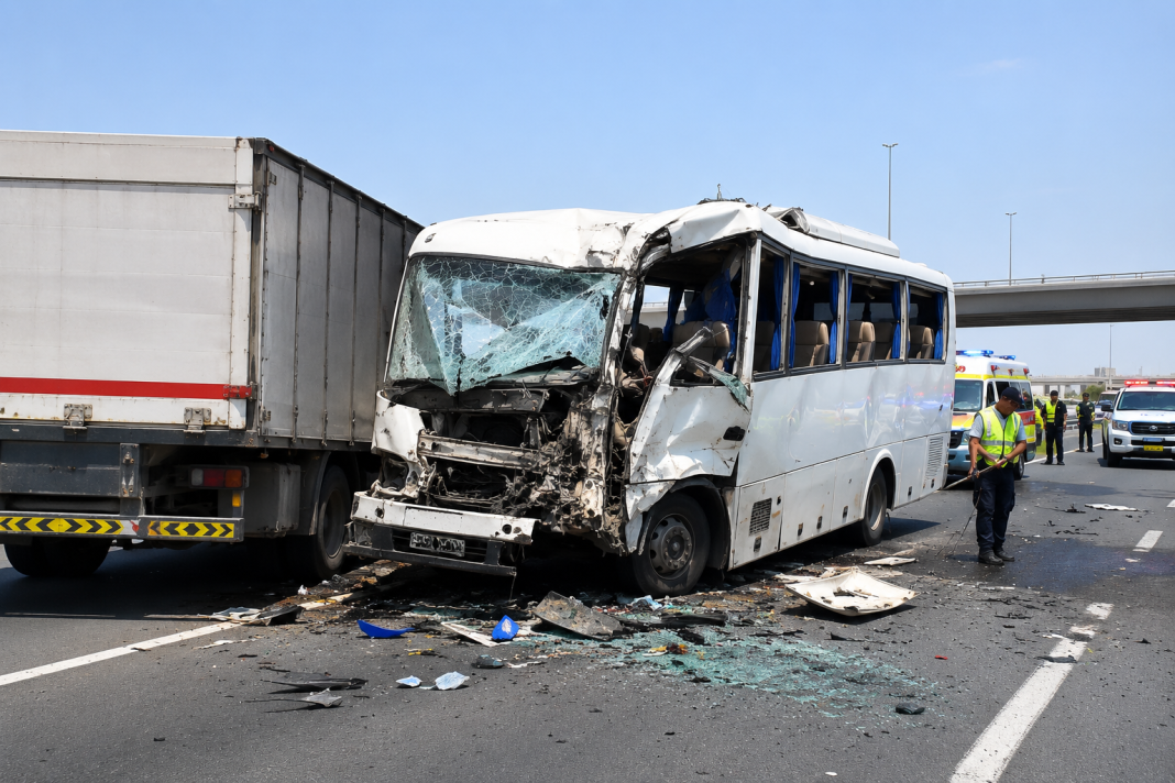 One Killed, 19 Injured in Serious Dubai Road Accident