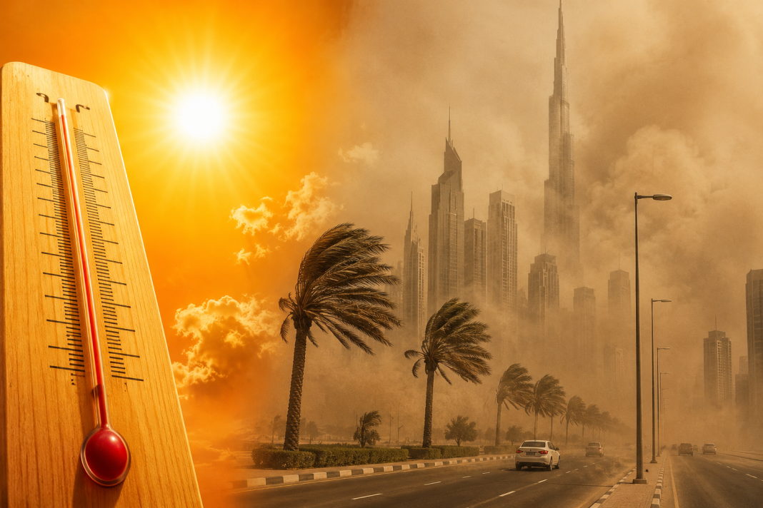 UAE temperatures set to reach 44°C before dusty weather returns