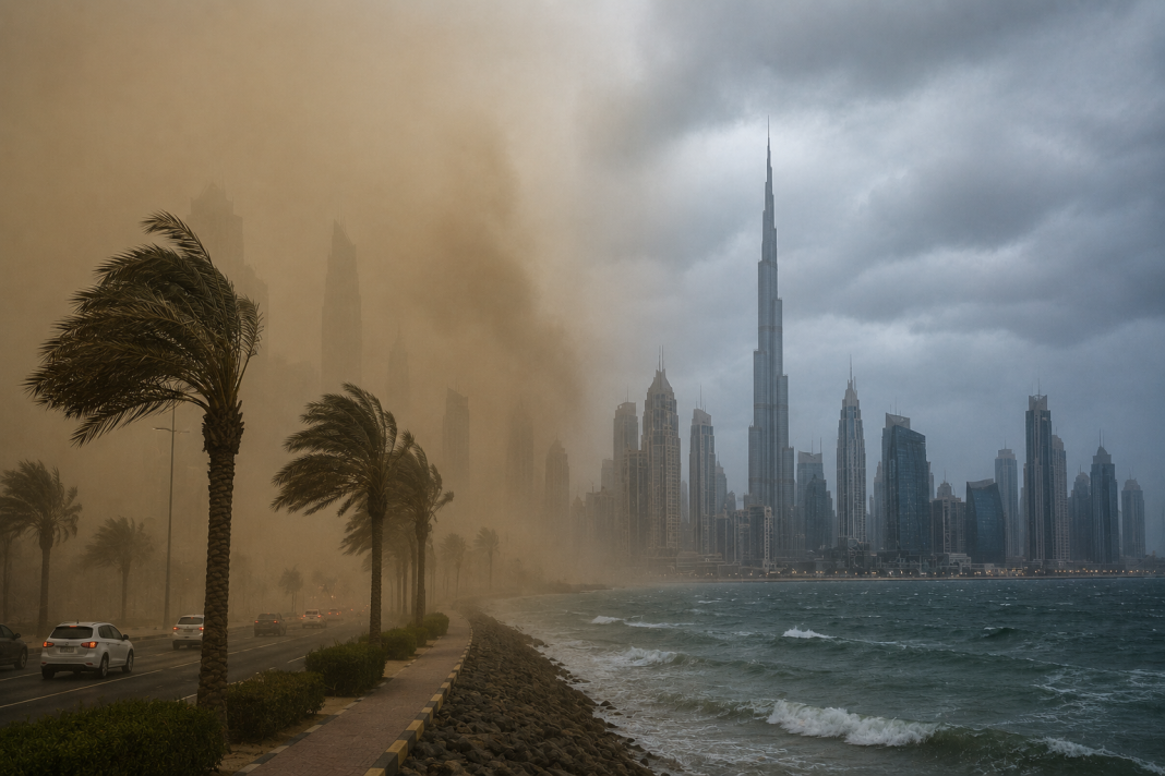 UAE weather: Cooler temperatures and rough sea conditions forecast
