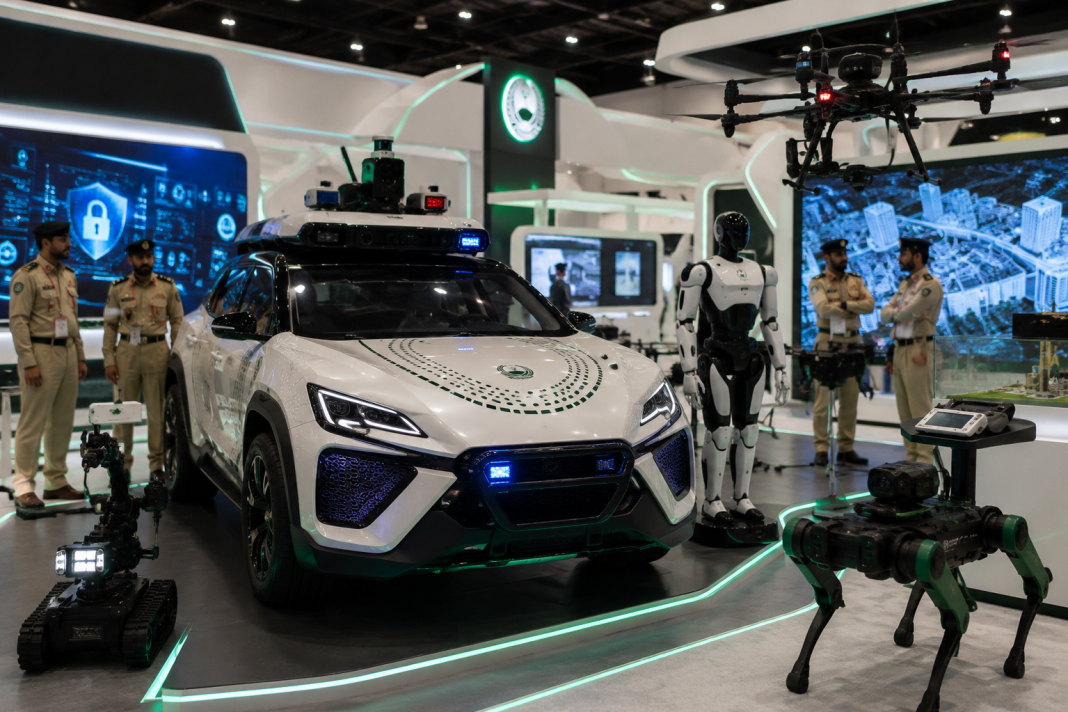 Dubai Police unveils AI patrols and cybercrime tools at ISNR 2026