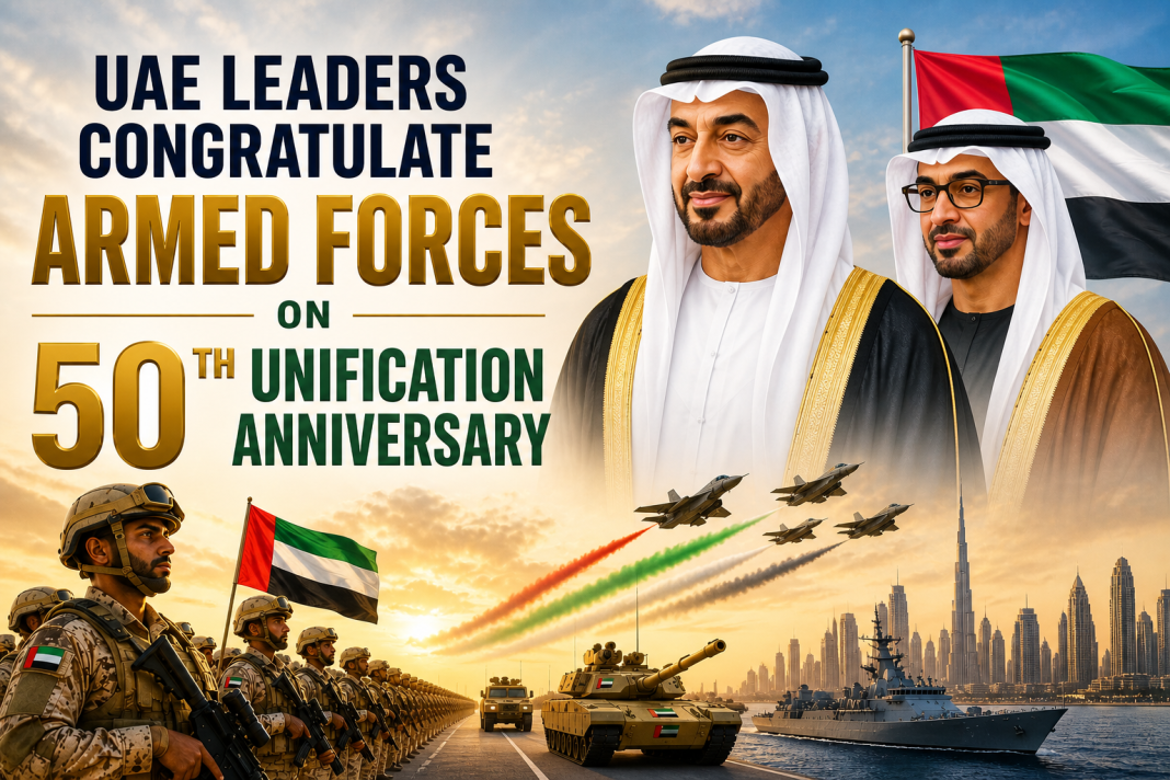 Golden Jubilee of UAE Armed Forces Celebrated with Pride