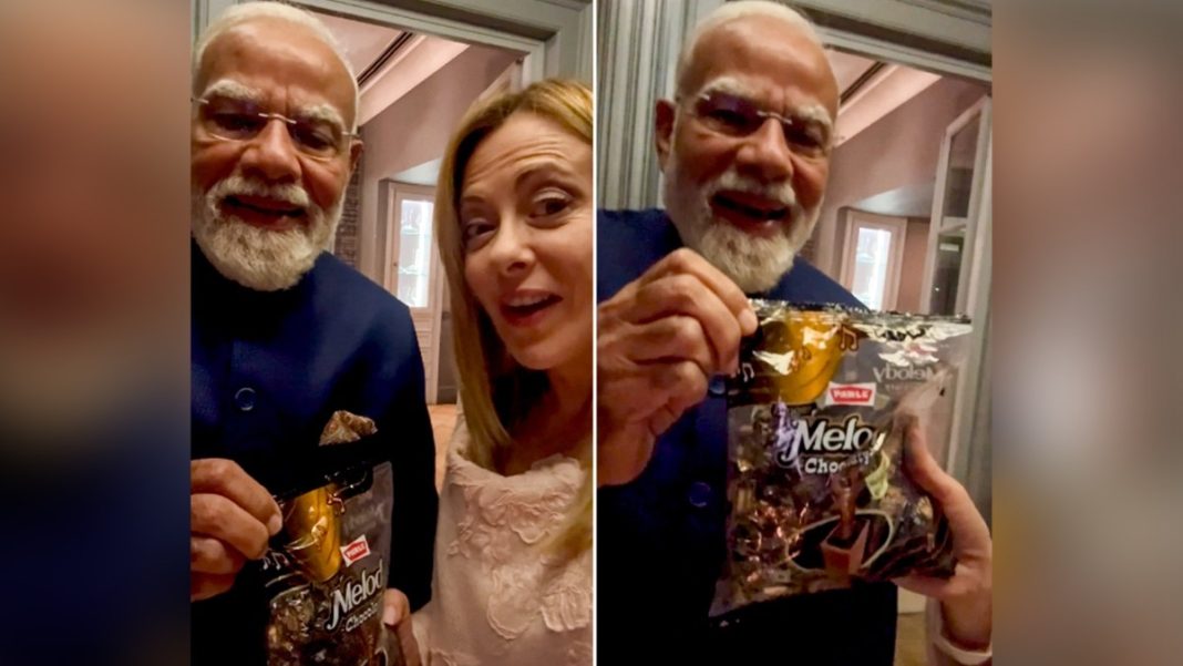 Modi gifts “Melody” toffees to Meloni during Rome visit