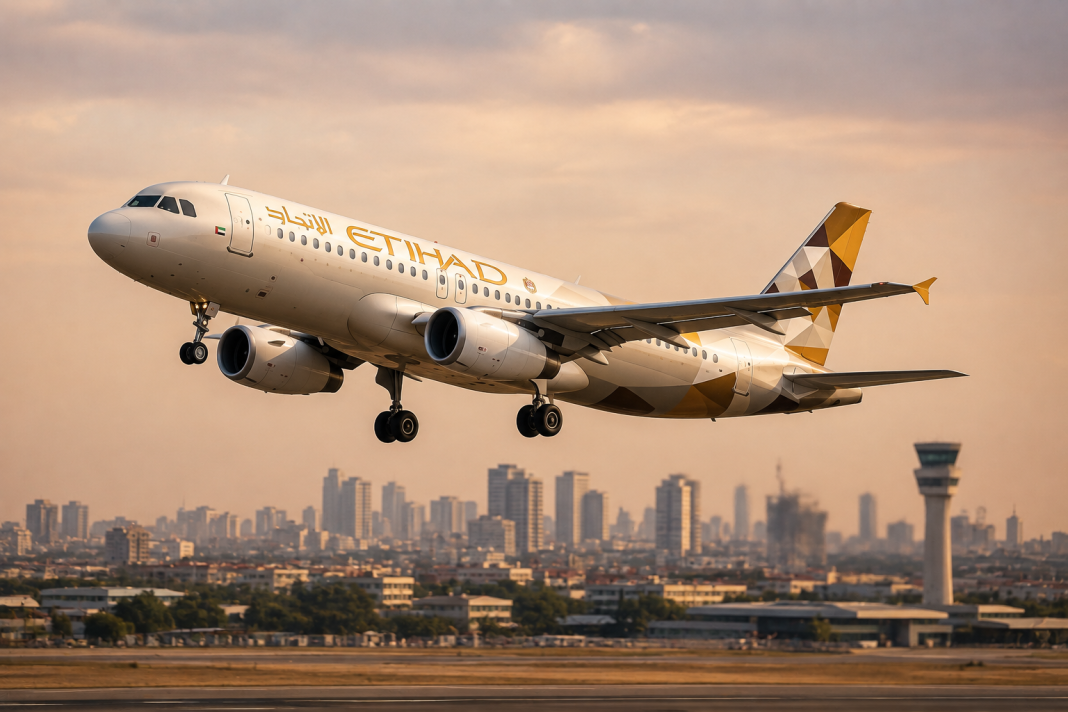 Etihad flight from Karachi to Abu Dhabi returns safely after technical issue