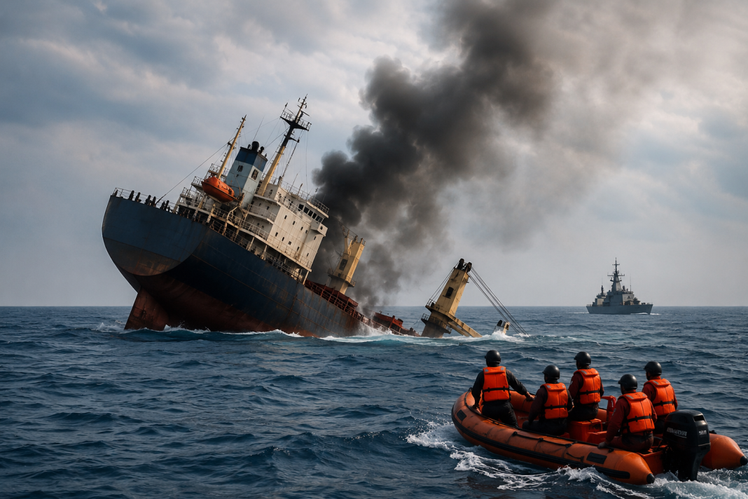 India urges end to attacks on commercial shipping after vessel sinks off Yemeni coast